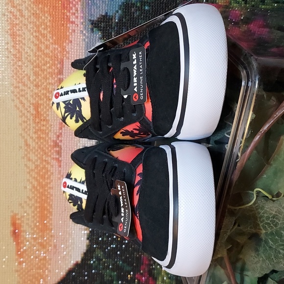 Boys Airwalk Huntington Sneaker Black Tie - Picture 5 of 14